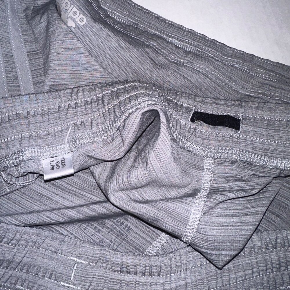 Adidas Aeroready Lot of 2 Athletic Pull On Shorts Purple Gray Womens Small - Picture 10 of 13